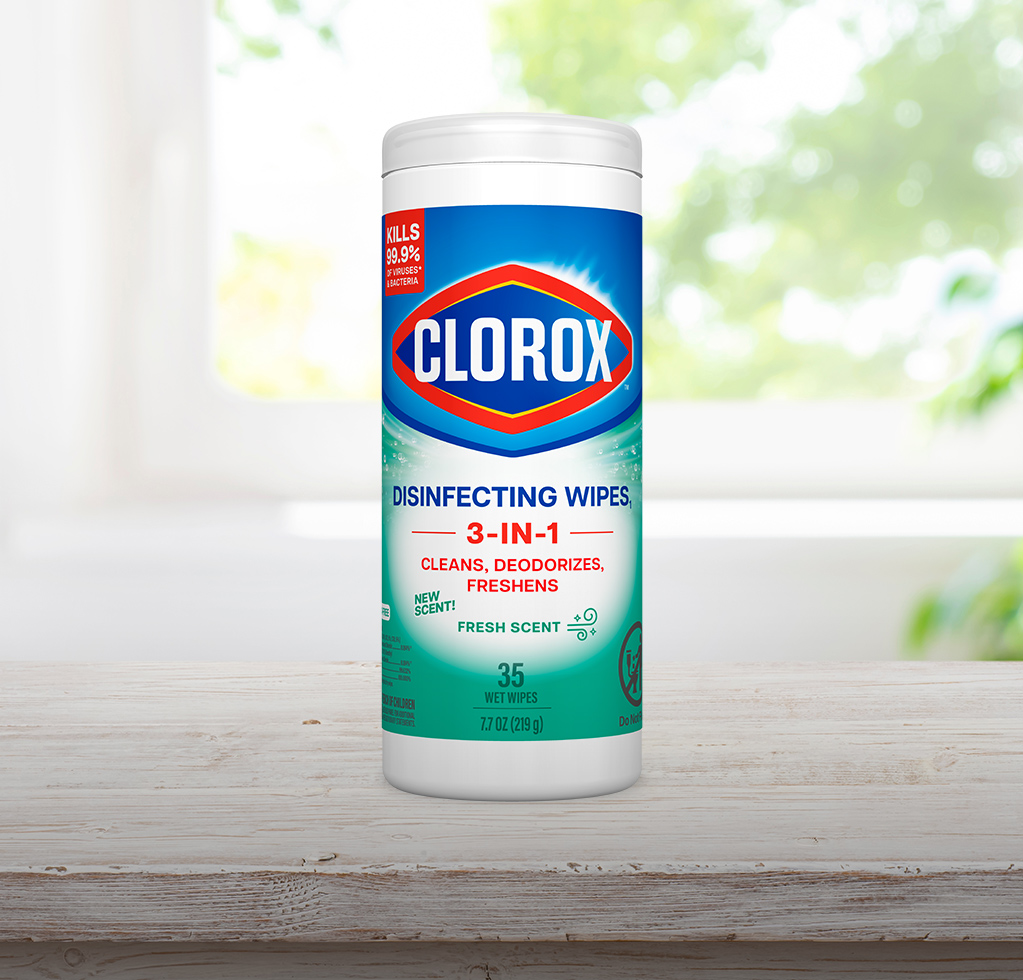 Clorox wipes bottle